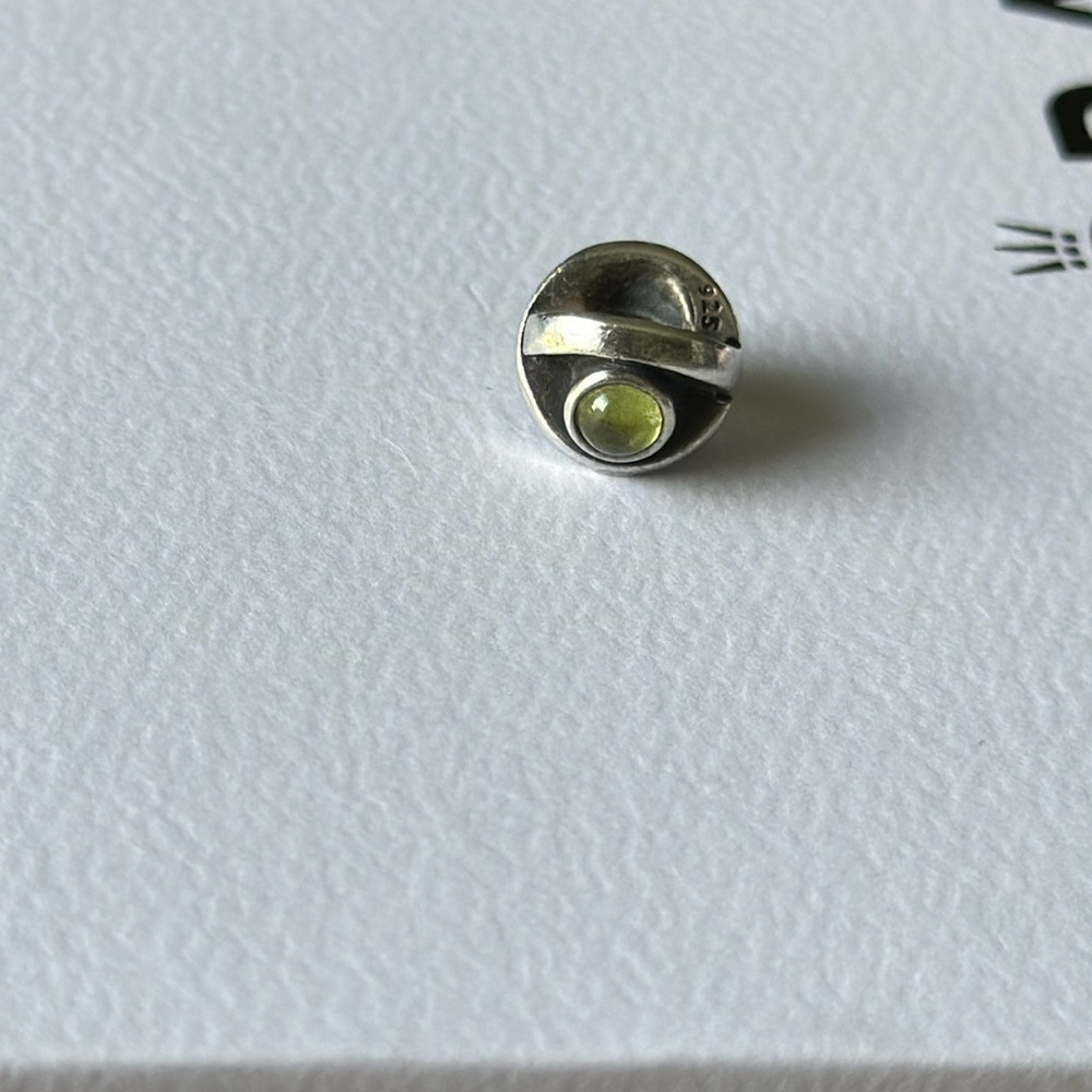 Pandora 925 ALE green muranum charm​​​ - Picture 4 of 7